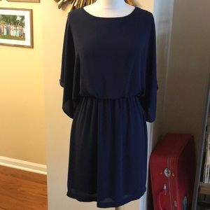 Navy Kimono Dress